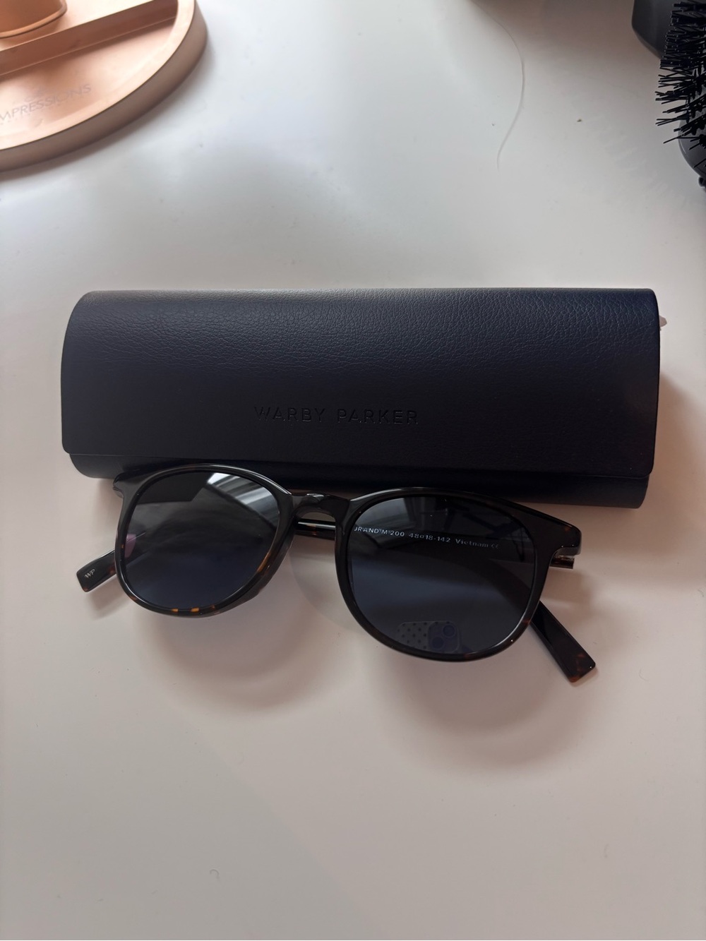 Parker Black Sunglasses with Dark Lenses